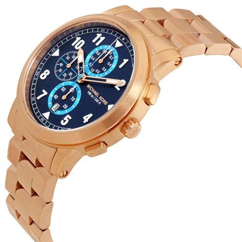 Michael Kors Paxton Chronograph Blue Sunray Dial Men'sWatch 